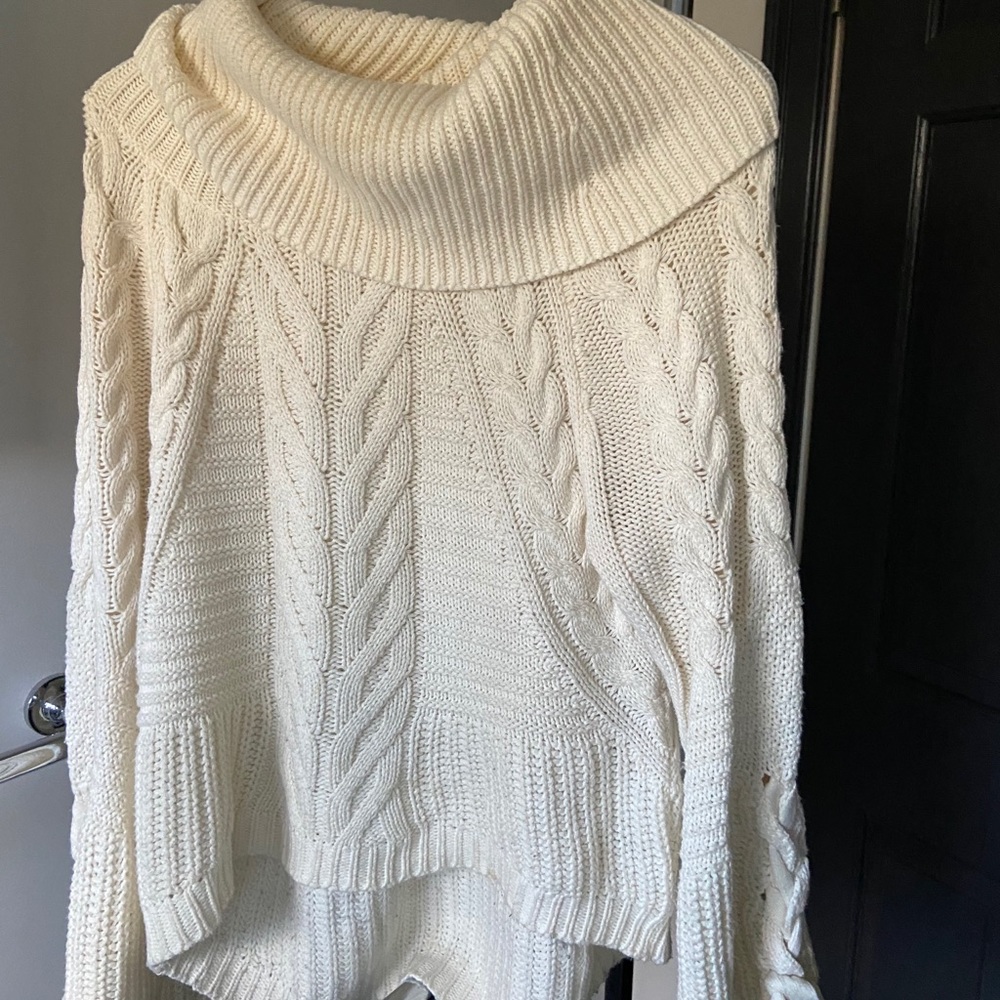 Cream sqeater from Express